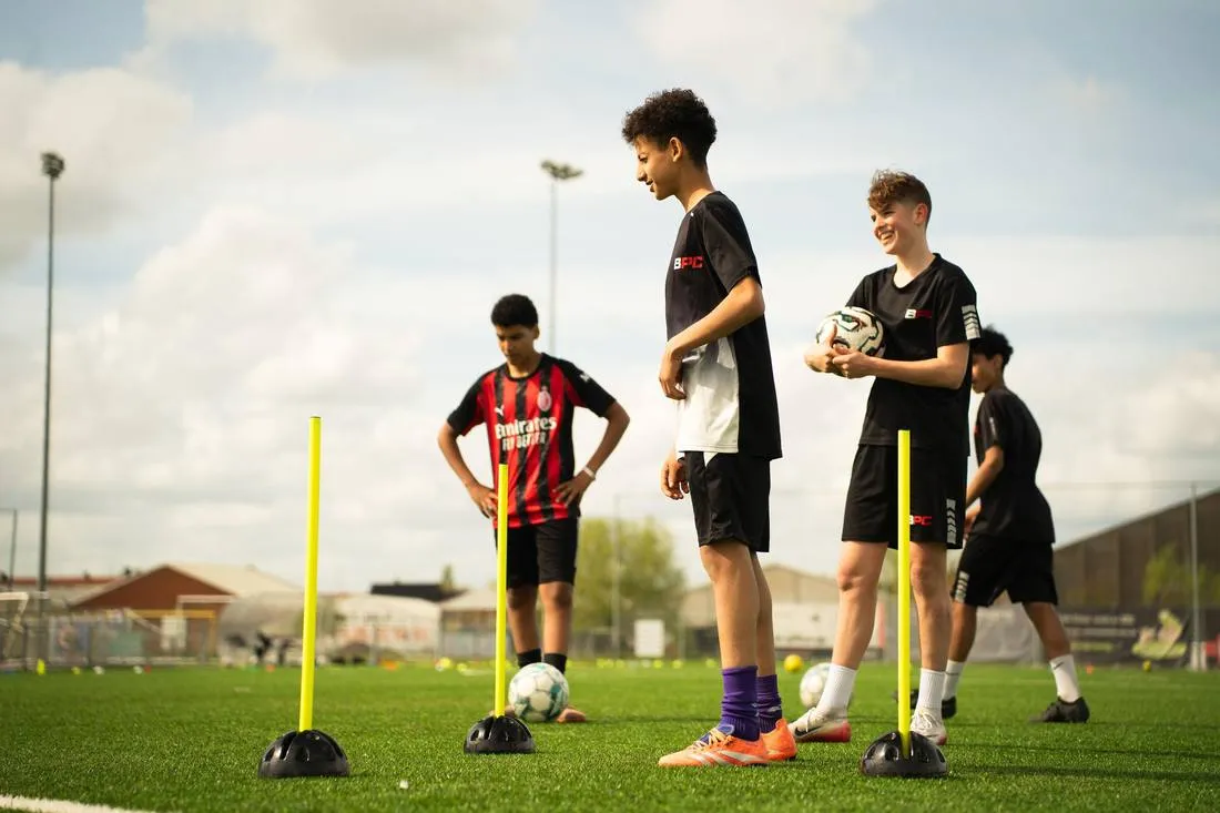 Voetbaltraining bij BPC